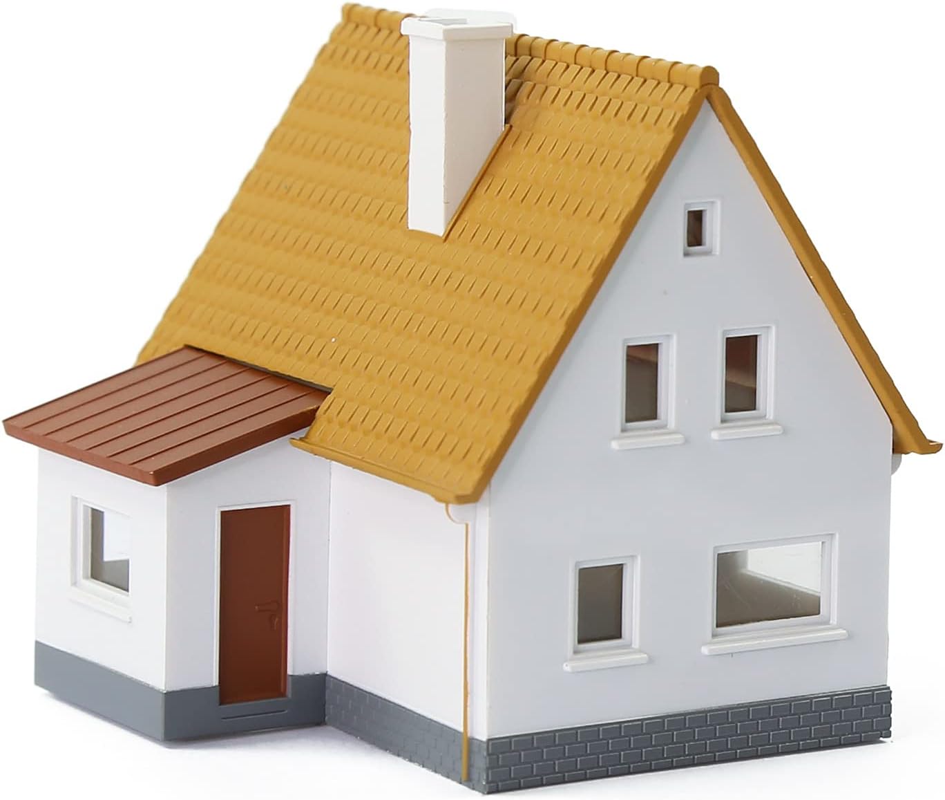 One Set N Scale 1:160 Model Village House Assembled Model Architectural Building Layout JZN03B