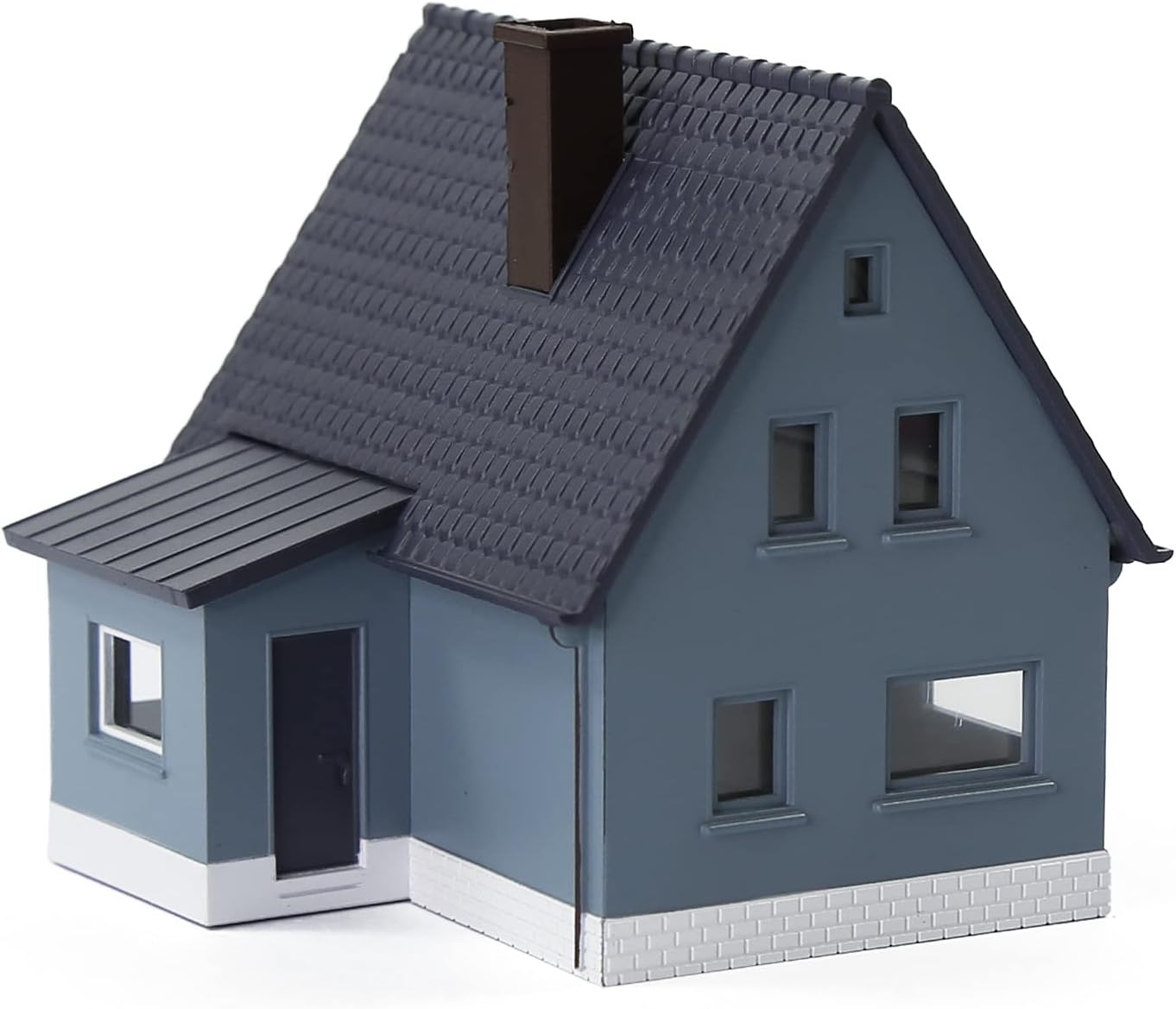 One Set N Scale 1:160 Model Village House Assembled Model Architectural Building Layout JZN03B