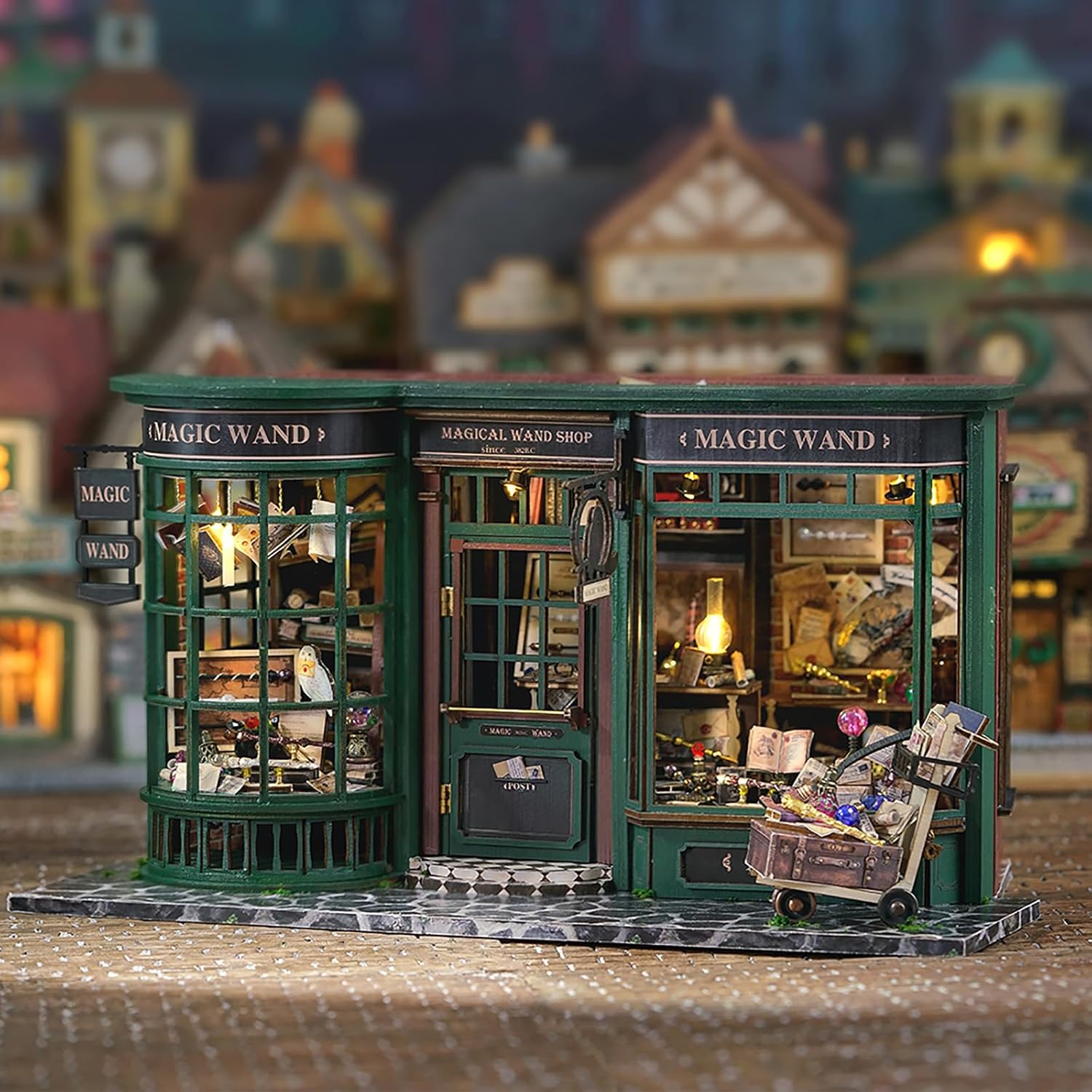 GuDoQi DIY Miniature Dollhouse Kit, Tiny House kit with Music, Miniature House Kit 1:24 Scale Monet Garden, Great Handmade Crafts Gift for Birthday Easter Day