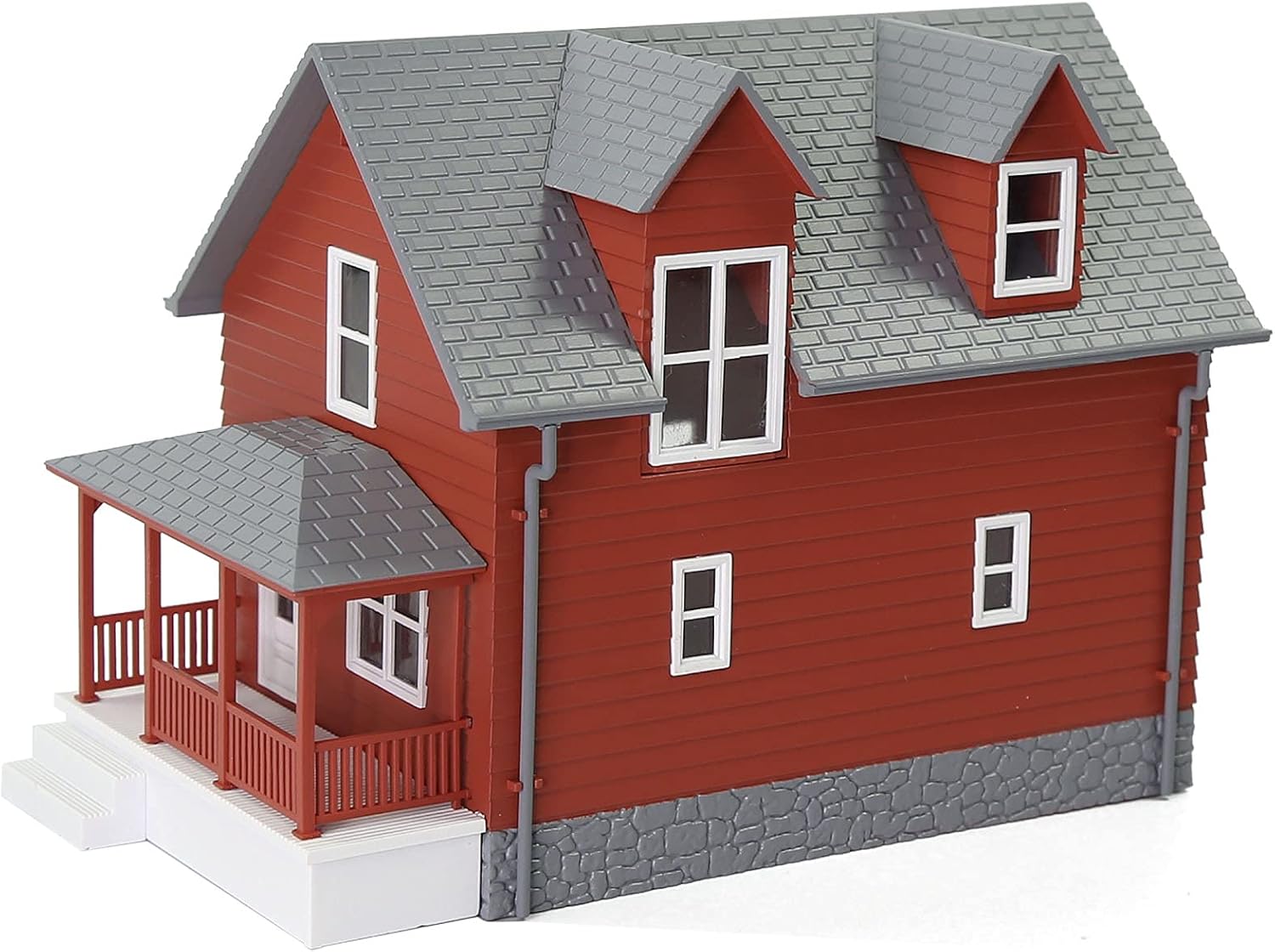 N Scale Model Building 1:160 Residential Modern House Assembled Architectural for Model Train Layout Diorama JZN01 (Mix Colors(3pcs))